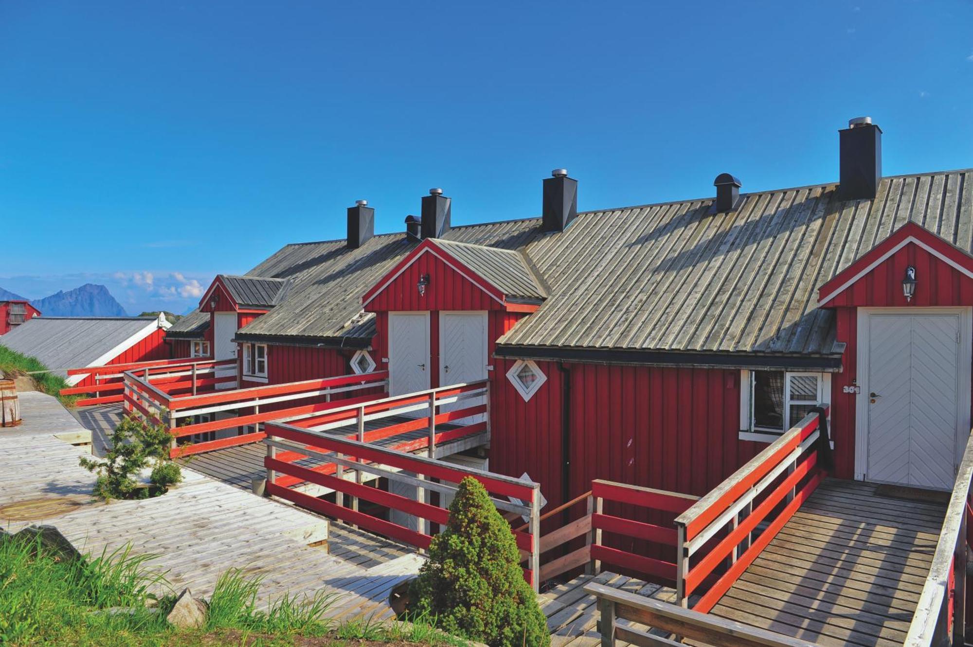 Apartamento Tyskhella Rorbuer Kabelvåg Exterior foto